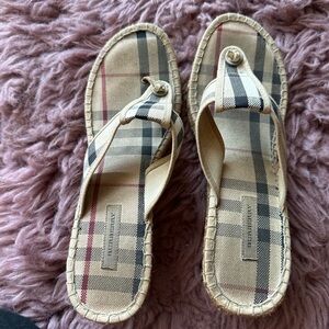 Burberry Wedge Sandal